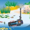 Pompe de bassin 1000 l/h avec fontaine et filtre UV