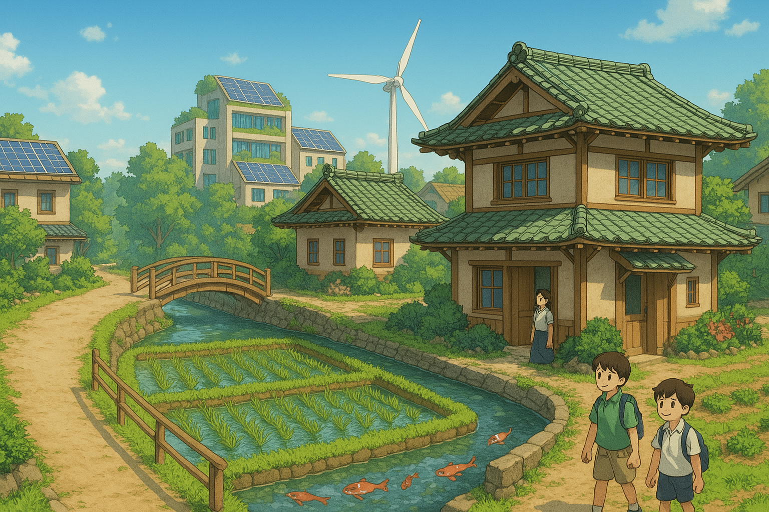 Solarpunk et renaturation