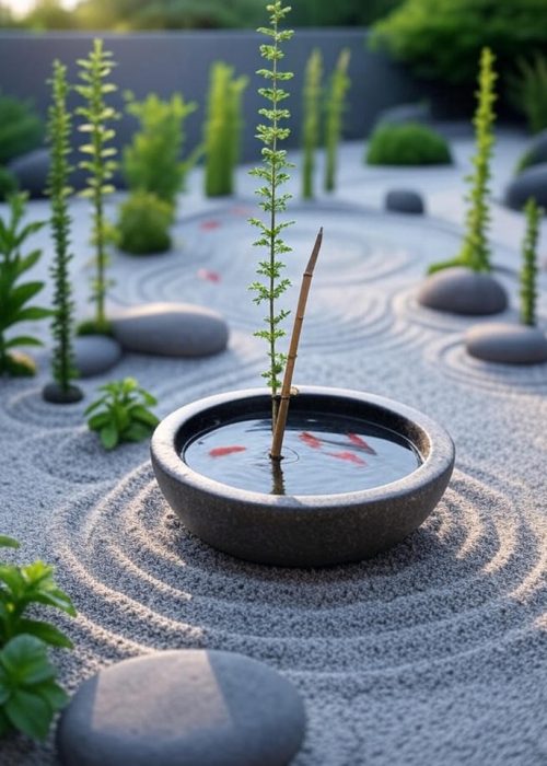 Jardin zen aquaponie